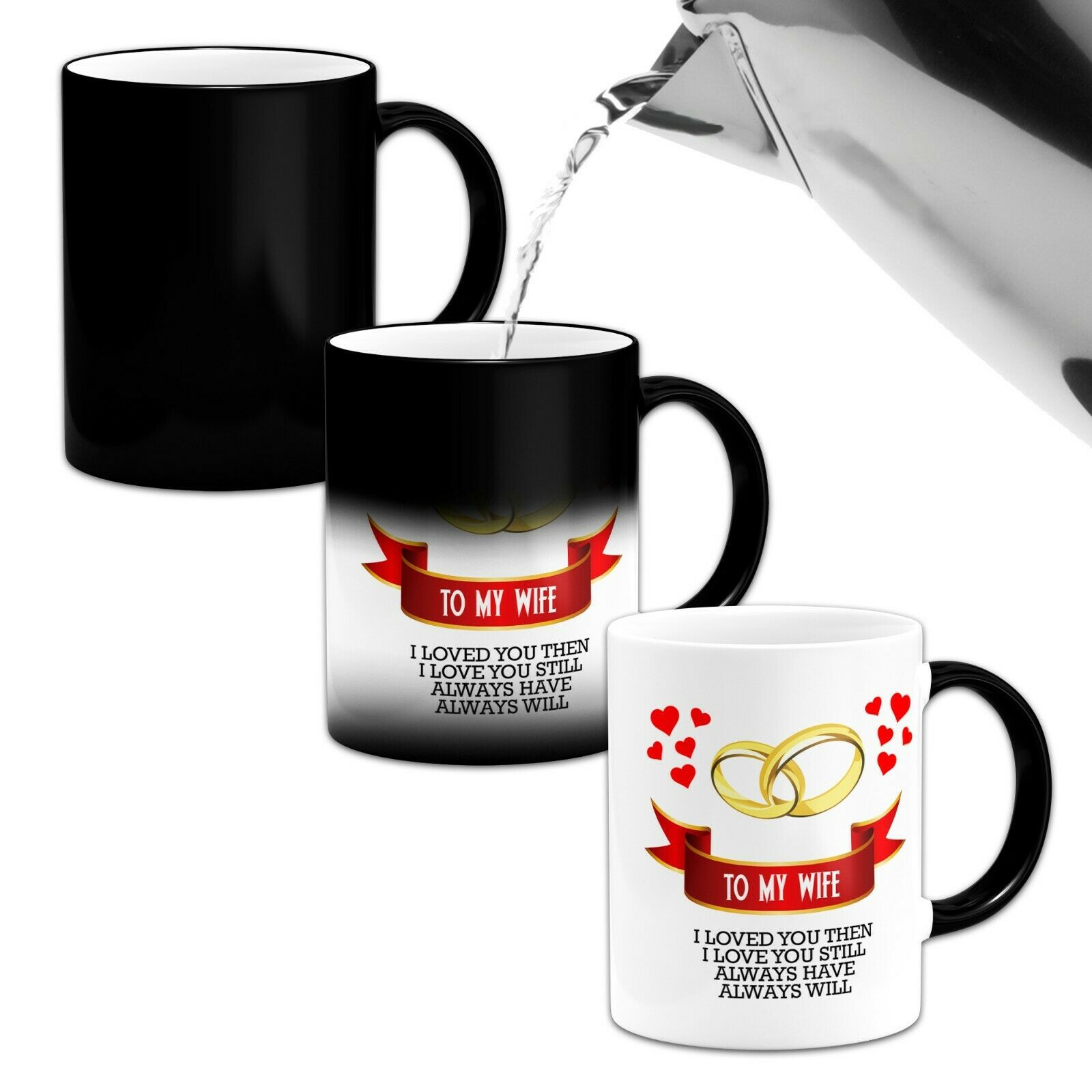 Mug Personnalisé : Tasse à café message d'Amour