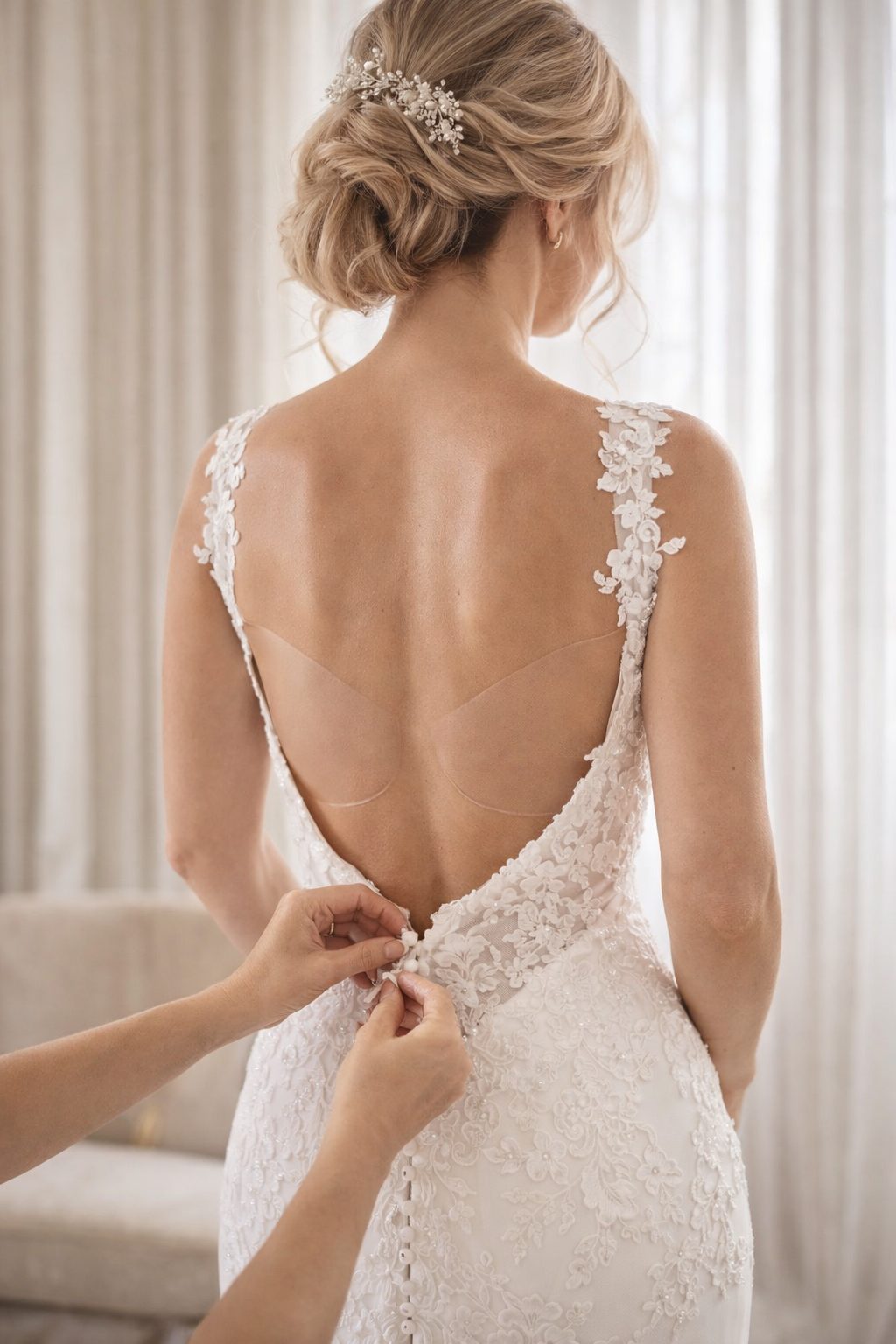 Lixiuxyad Soutiens-Gorge de Sport Confortables en Nylon Extensible pour Usage Quotidien, Saison de Mariage, Robe de Mariée Sans Bretelles, Soutien Sans Couture